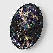 Celestial Globe Modern Wall Clock Große Wanduhr (Winkel)