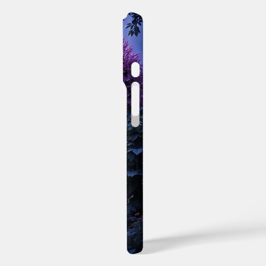 Celestial Glow Forest Unique iPhone Case (Rückseite / Links)