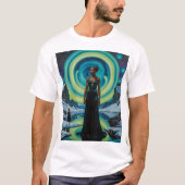 Celestial Goddess Cosmic Dreamscape T-Shirt (Vorderseite)