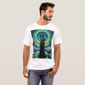Celestial Goddess Cosmic Dreamscape T-Shirt (Vorne ganz)