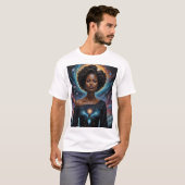 Celestial Goddess Cosmic Energy T - Shirt Galaxy A (Vorne ganz)