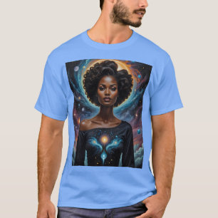 Celestial Goddess Galaxy Energy Shirt
