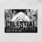 Celestial Goddess Life Celebration Geburtstag Flye Visitenkarte (Vorderseite)