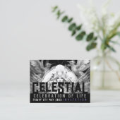 Celestial Goddess Life Celebration Geburtstag Flye Visitenkarte (Stehend Vorderseite)