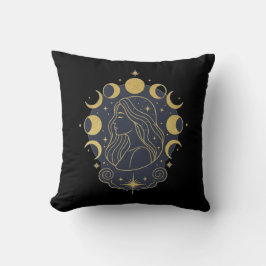 Celestial Goddess Moon & Stars Women’s T-Shirt Kissen