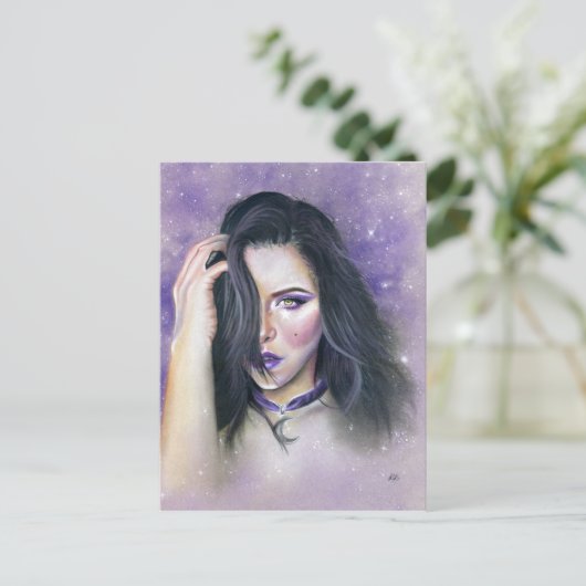 Celestial Goddess Postcard Postkarte (Stehend Vorderseite)