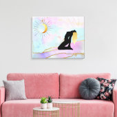 *~* Celestial Goddess Rainbow Pastel Glitzer AP22 Leinwanddruck (Insitu (Wohnzimmer))