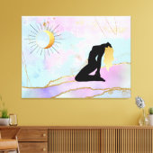 *~* Celestial Goddess Rainbow Pastel Glitzer AP22 Leinwanddruck (Insitu (Wohnzimmer))