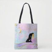 *~* Celestial Goddess Rainbow Pastel Glitzer AP22 Tasche (Vorderseite)