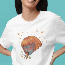 Celestial Goddess Snake Woman T-Shirt
