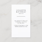 Celestial Gold Black Sun Moon Smoky Deep Blue Visitenkarte (Rückseite)