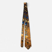 Celestial Gold Galaxy Neck Tie Krawatte (Rückseite)