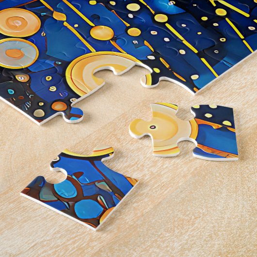 Celestial Gold Galaxy Puzzle (Seite)