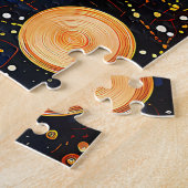 Celestial Gold Galaxy Puzzle (Seite)