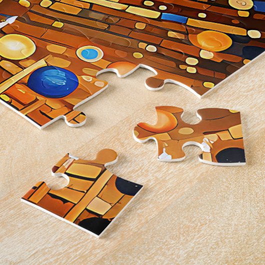 Celestial Gold Galaxy Puzzle (Seite)