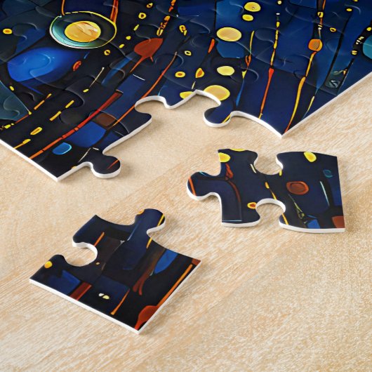Celestial Gold Galaxy Puzzle (Seite)
