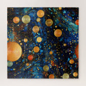 Celestial Gold Galaxy Puzzle (Horizontal)