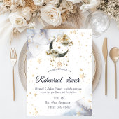 Celestial Gold Moon Stars Einladung