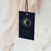 Celestial Gold Moon Wedding Vielen Dank Geschenkanhänger