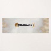 Celestial Gold Moon Yoga Yogamatte (Vorderseite (Horizontal))