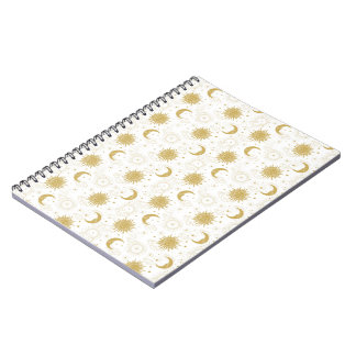 Celestial Gold Photo Notebook Notizblock