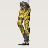 "Celestial Gold Radiance" Die Sonne Leggings (Links)