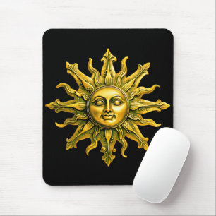 "Celestial Gold Radiance" Die Sonne Mousepad