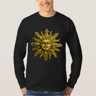 "Celestial Gold Radiance" Die Sonne T-Shirt