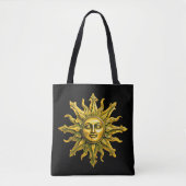 "Celestial Gold Radiance" Die Sonne Tasche (Vorderseite)