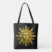"Celestial Gold Radiance" Die Sonne Tasche (Rückseite)