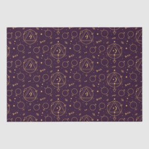 Celestial Gold Star Solareclipse Thema Seidenpapier