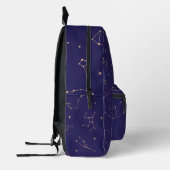 Celestial Gold Star Solareclipse Theme Bedruckter Rucksack (Links)