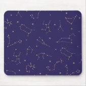 Celestial Gold Star Solareclipse Theme Mousepad (Vorne)