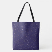 Celestial Gold Star Solareclipse Theme Tasche (Vorderseite)