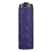 Celestial Gold Star Solareclipse Theme Thermosbecher (Vorderseite)