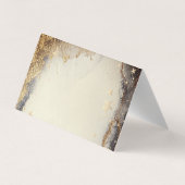 Celestial Gold Stars Moons Dark Visitenkarten (Rückseite)