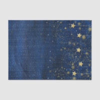 Celestial Gold Stars Sparkle Night Sky Kundengesch