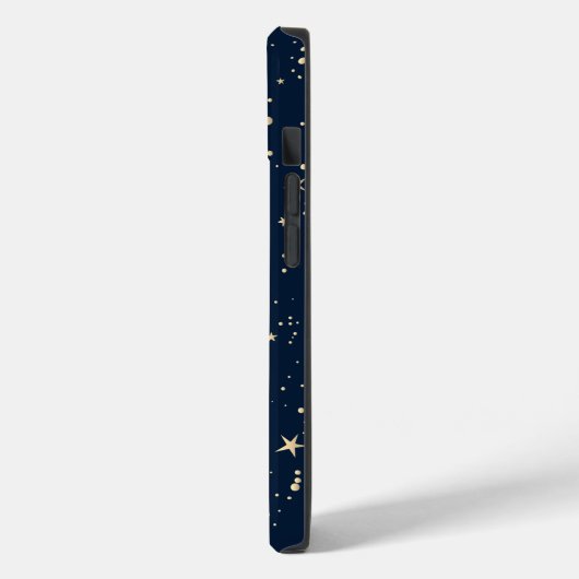 Celestial Gold Sun and Moon Stars Case-Mate iPhone Hülle (Rückseite / Links)