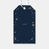 Celestial Gold Sun and Moon Stars Geschenkanhänger (Rückseite)