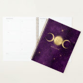 Celestial Gold Triple Moon Lila Monogram Planer (Anzeige)