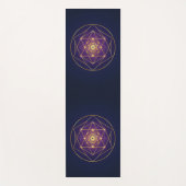 Celestial Golden Mandala — Balance in the Infinite Yogamatte (Vorderseite)