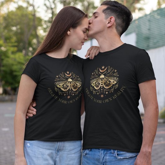 Celestial Golden Moth T-Shirt