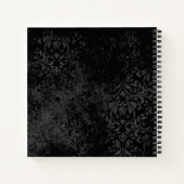 Celestial Golden Sun Spiral Notebook Notizblock (Rückseite)