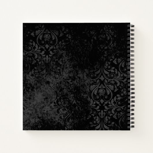 Celestial Golden Sun Spiral Notebook Notizblock (Rückseite)