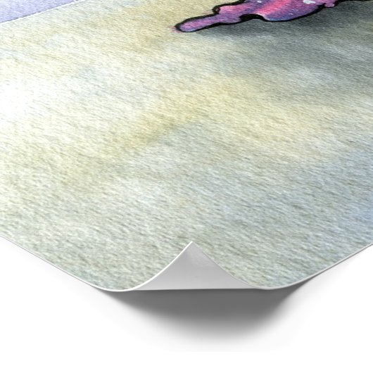 Celestial Gothic Fairy Poster Print (Ecke)