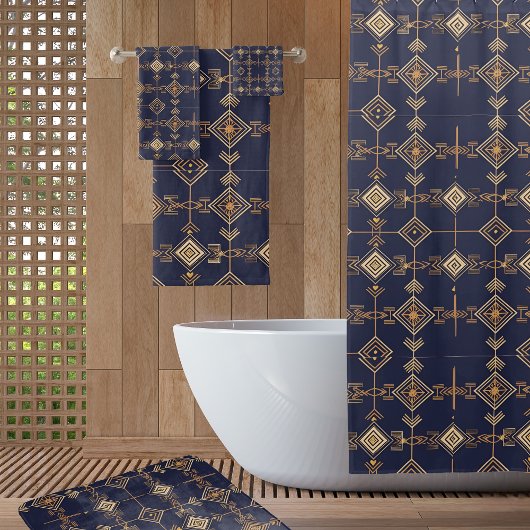 Celestial Grid Duschvorhang