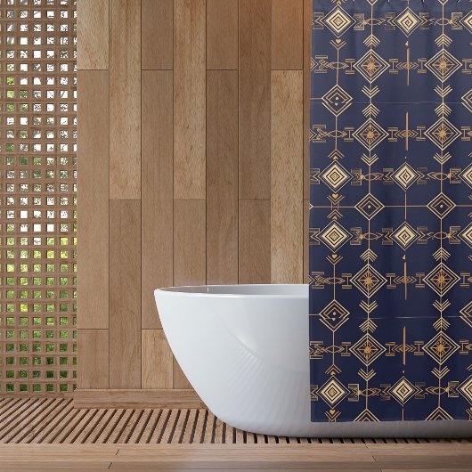 Celestial Grid Duschvorhang