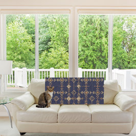 Celestial Grid Fleecedecke