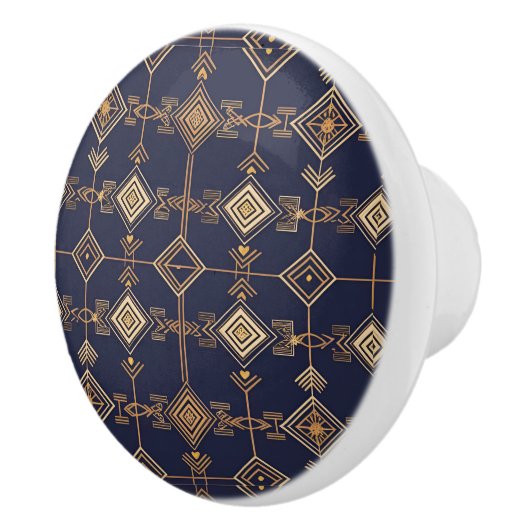 Celestial Grid Keramik Knob Keramikknauf (Rechts)