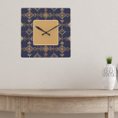 Celestial Grid Quadratische Wanduhr